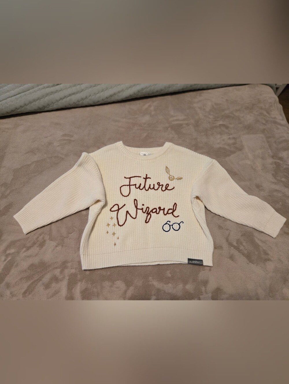 Toddler Harry Potter 'Future Wizard' Knit Sweater - Size 3T